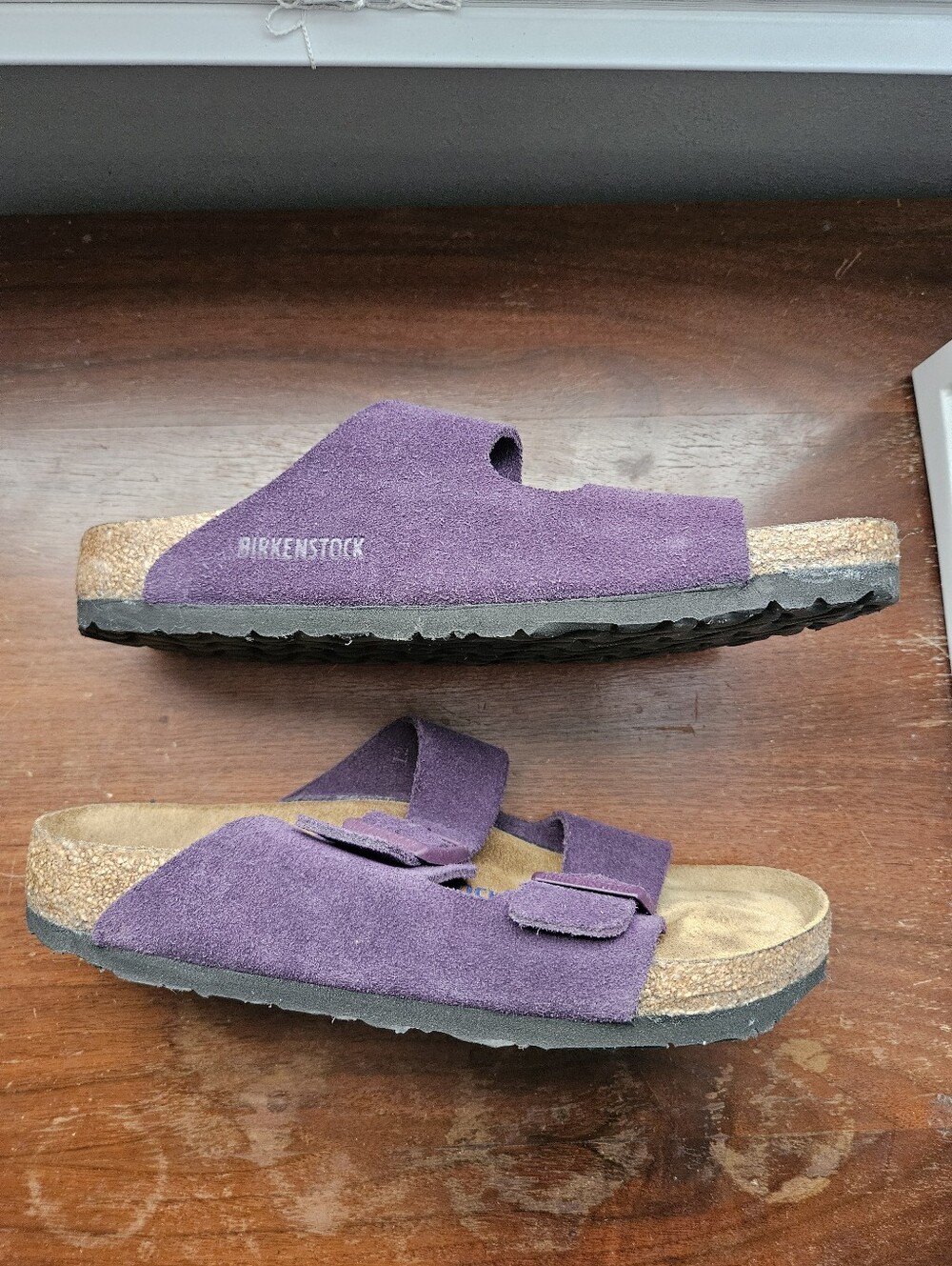 Birkenstock Arizona Purple Suede 40 R - Picture 3 of 5
